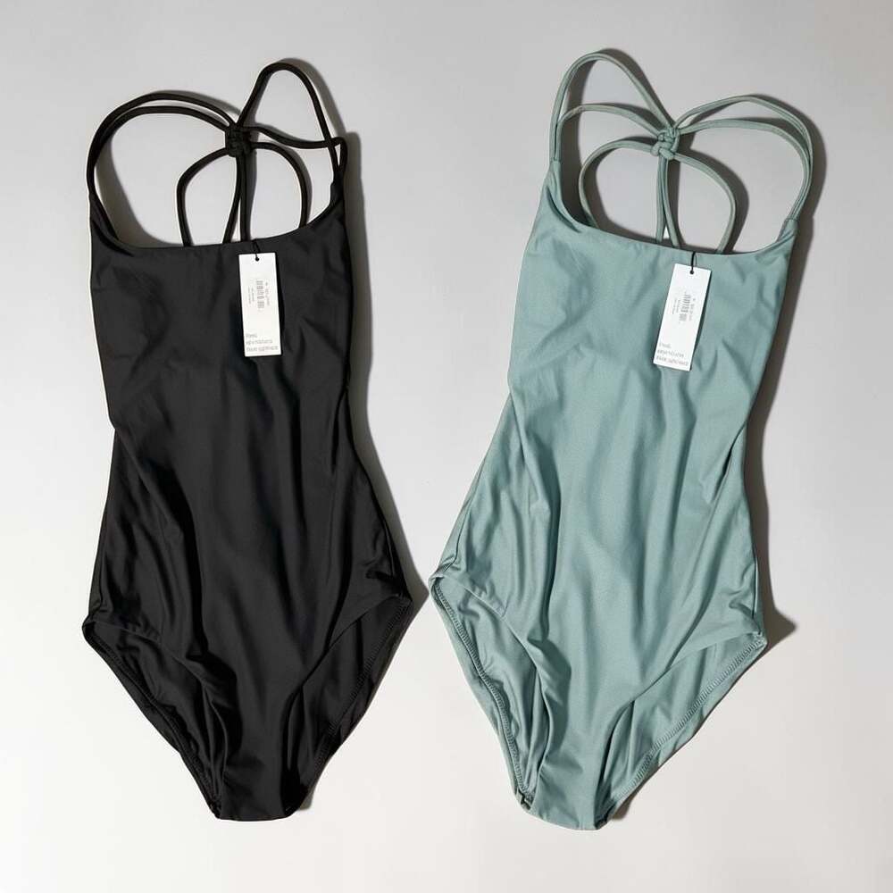 2 NWT Unsubscribed Macrame Back One Piece Luxury Brand Swimsuits Sz XS